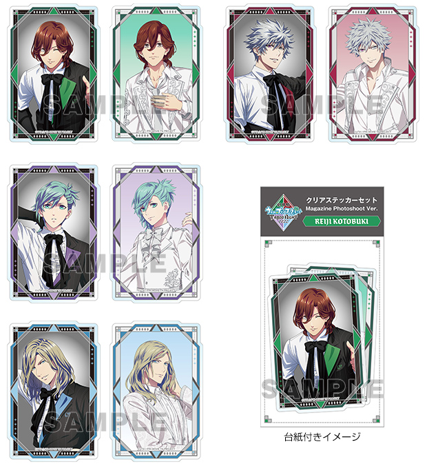 劇場版 うたの☆プリンスさまっ♪ TABOO NIGHT XXXX クリアステッカーセット Magazine Photoshoot Ver.