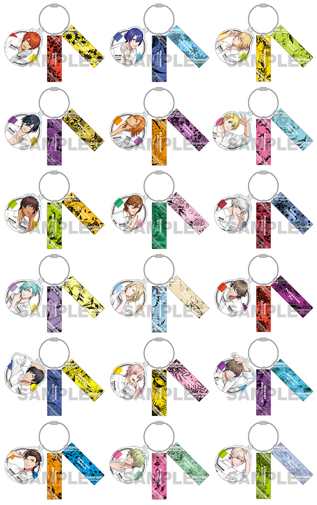 うたの☆プリンスさまっ♪ 3連アクリルキーリング Fragrance Pairing Ver.