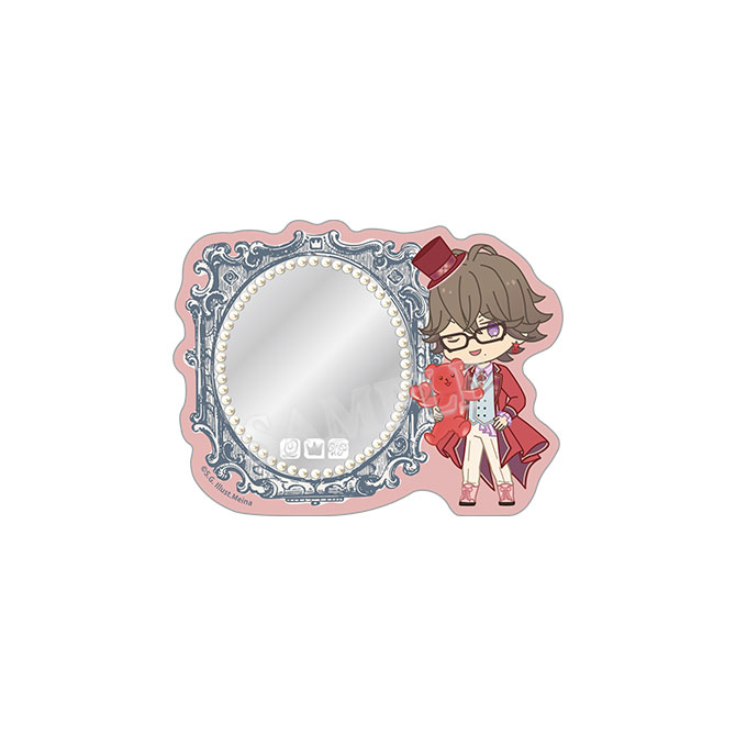 うたプリ　グランドショップ　カミュ　ビジュアルカード　ミラーアクリルステッカー うたの☆プリンスさまっ♪ トレーディングミラーアクリル