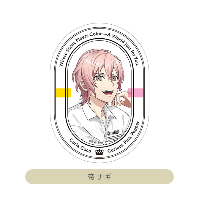 【直筆サイン入り】ぬごですが。 pink sprite シルクスクリーン うたの☆プリンスさまっ♪ ステッカー Fragrance Pairing Ver