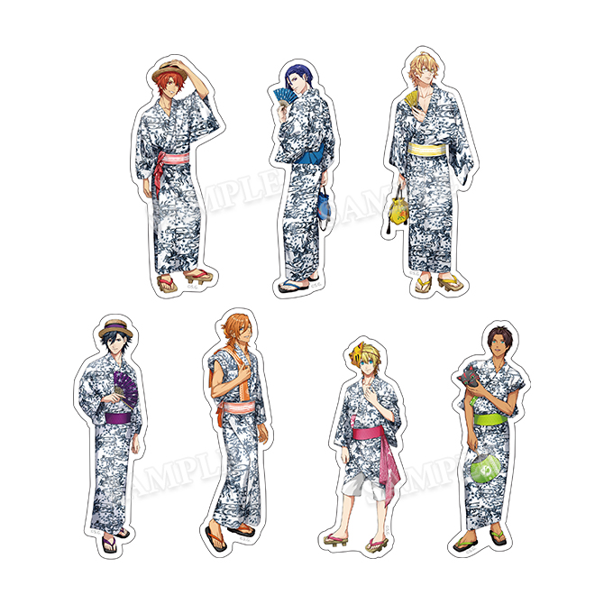 うたの☆プリンスさまっ♪ トレーディング和紙ステッカー YUKATA-MODE