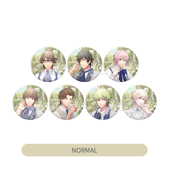 うたの☆プリンスさまっ♪ HE☆VENS トレーディング缶バッジ BLACK
