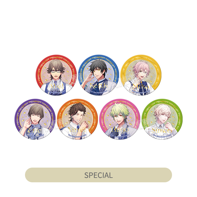 うたの☆プリンスさまっ♪ HE☆VENS トレーディング缶バッジ BLACK