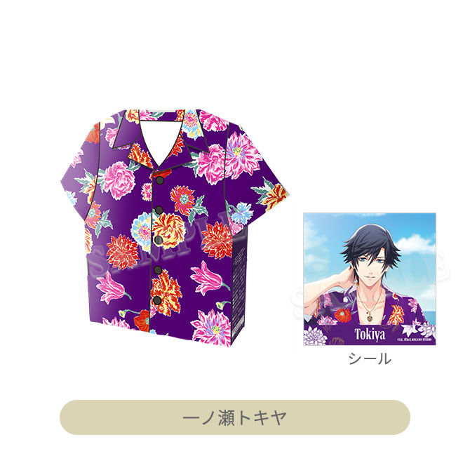 うたプリ K.M☆U.P オープンカラーシャツ 黒崎蘭丸 Lサイズ うたの☆プリンスさまっ♪ K.M☆U.P Summer Bloom オープン