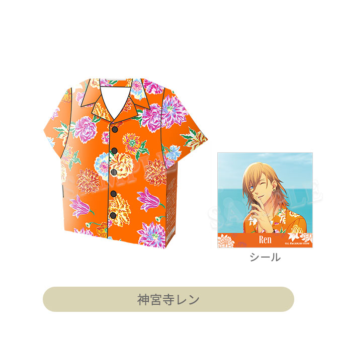 うたプリ　ミニオープンカラーシャツ　Summer Bloom Ver 聖川真斗 うたの☆プリンスさまっ♪ K.M☆U.P Summer Bloom オープン