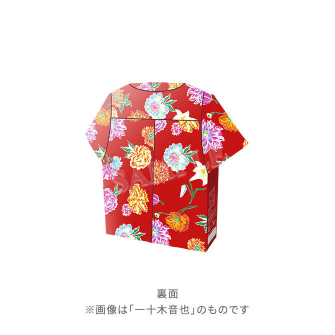 ポロシャツ・ワークシャツ　[ビジュアルカード欠品] 一十木音也 K.M☆U.P Summer Bloom オープンカラーシャツ レッド Lサイズ 「うたの☆プリンスさまっ♪ SHINING STORE 10th Anniversary」 うたの☆プリンスさまっ♪ K.M☆U.P Summer Bloom オープン