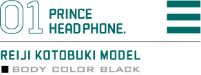 [REIJI KOTOBUKI MODEL]｜BODY COLOR BLACK