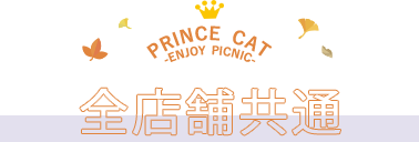 PRINCE CAT -ENJOY PICNIC- 全店舗共通